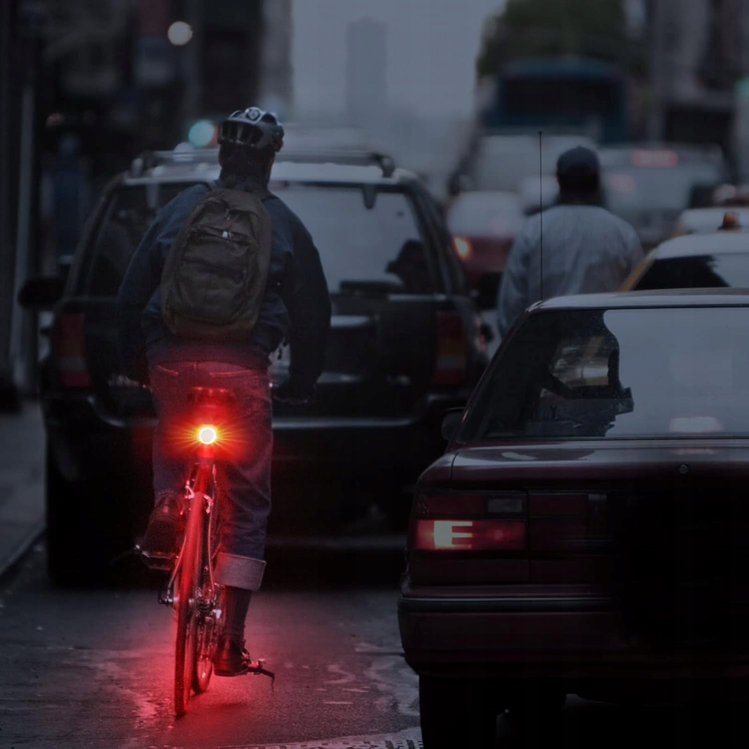BICYCLE LIGHT REAR BICYCLE ALARM ANTI-THEFT Waterproof IP65 SOS Brand Renew Force