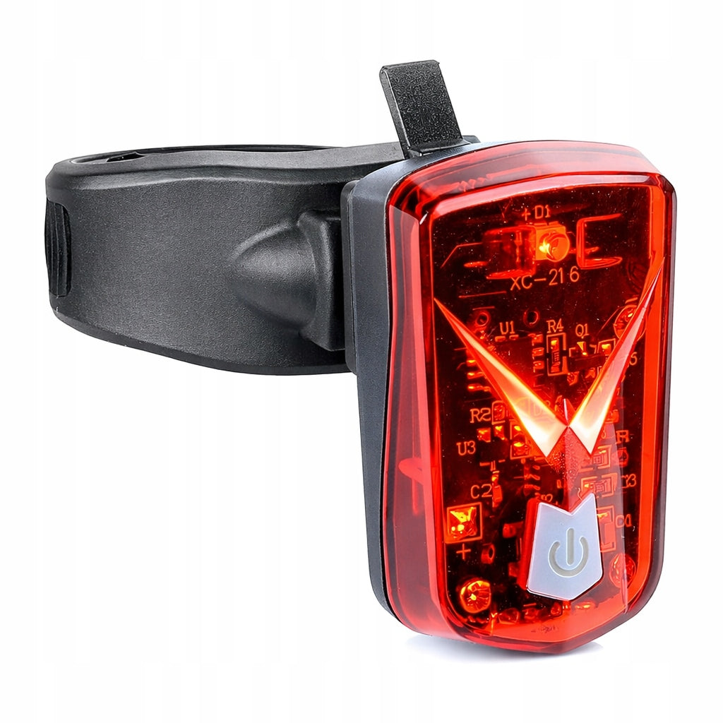 BICYCLE LIGHT REAR LAMP FOR BIKE REAR LED USB HOLDER Brand Manseri