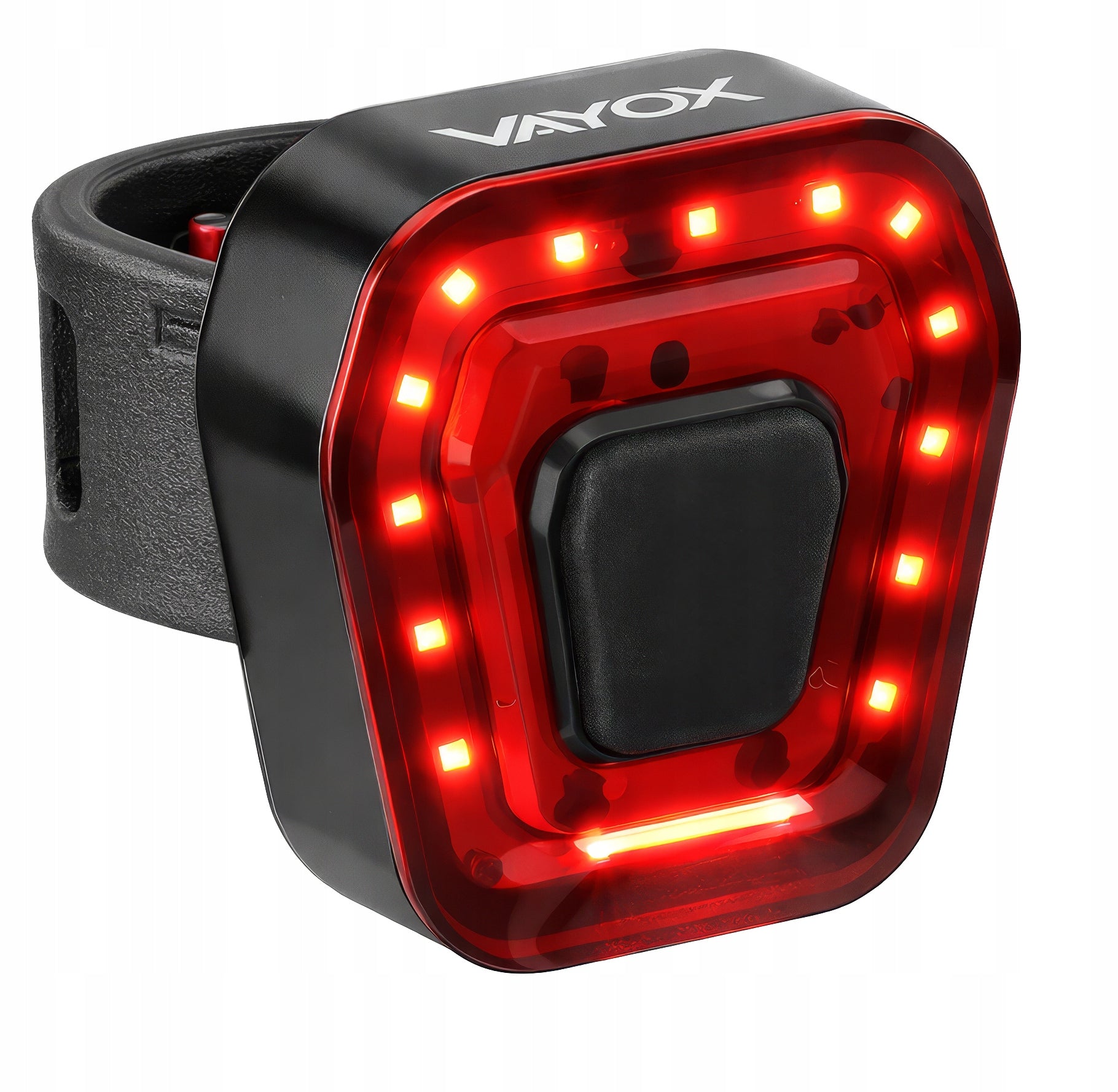 BICYCLE LIGHT REAR LED FOR BIKE LIGHT REAR USB RECHARGEABLE USB VAYOX Light beam 100 lm
