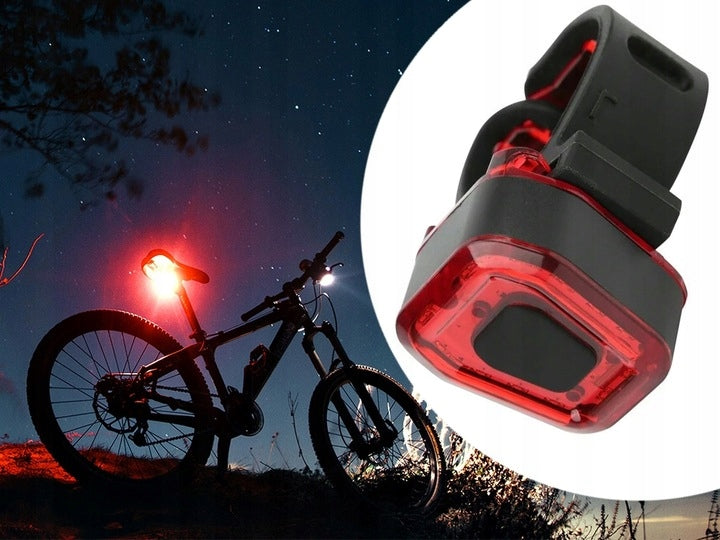 BICYCLE LIGHT REAR LED RED FOR REAR BIKE USB WATERPROOF STRONG Packaging status original