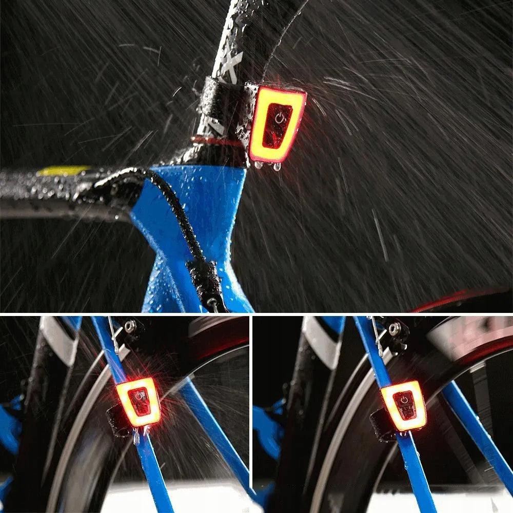 BICYCLE LIGHT REAR USB LED LIGHT RECHARGEABLE POWERFUL UP TO 56 HOURS Manufacturer code LAMPKA TYLNA ROWEROWA