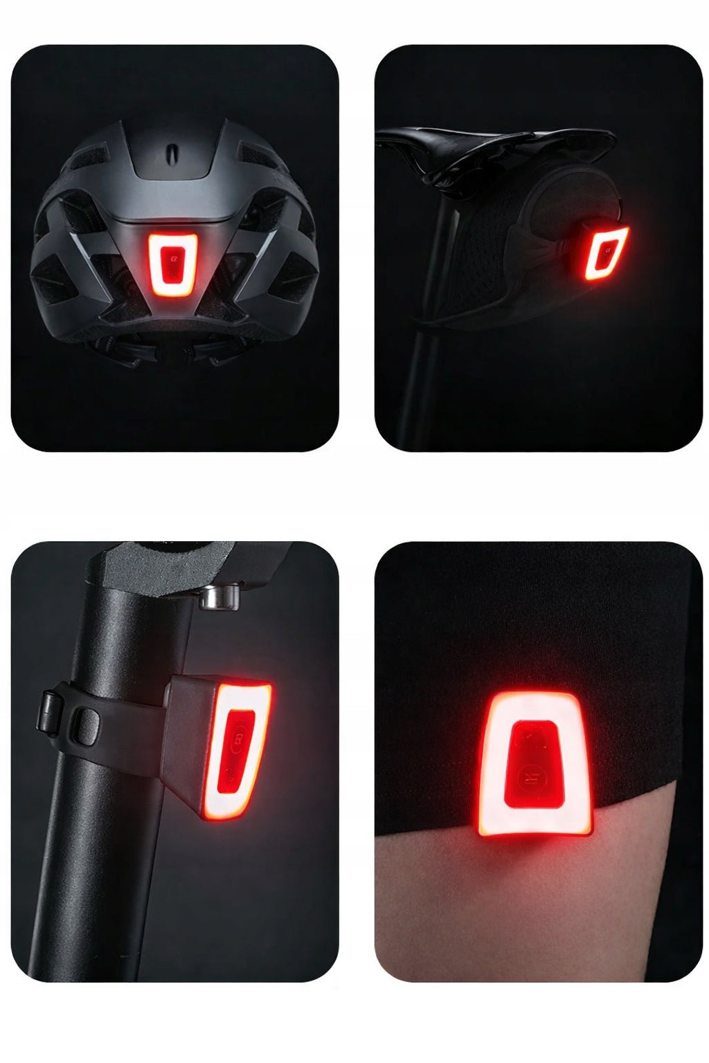 BICYCLE LIGHT REAR USB LED LIGHT RECHARGEABLE POWERFUL UP TO 56 HOURS Model ULTRA MOCNA ROWEROWA M1 NEW CONE
