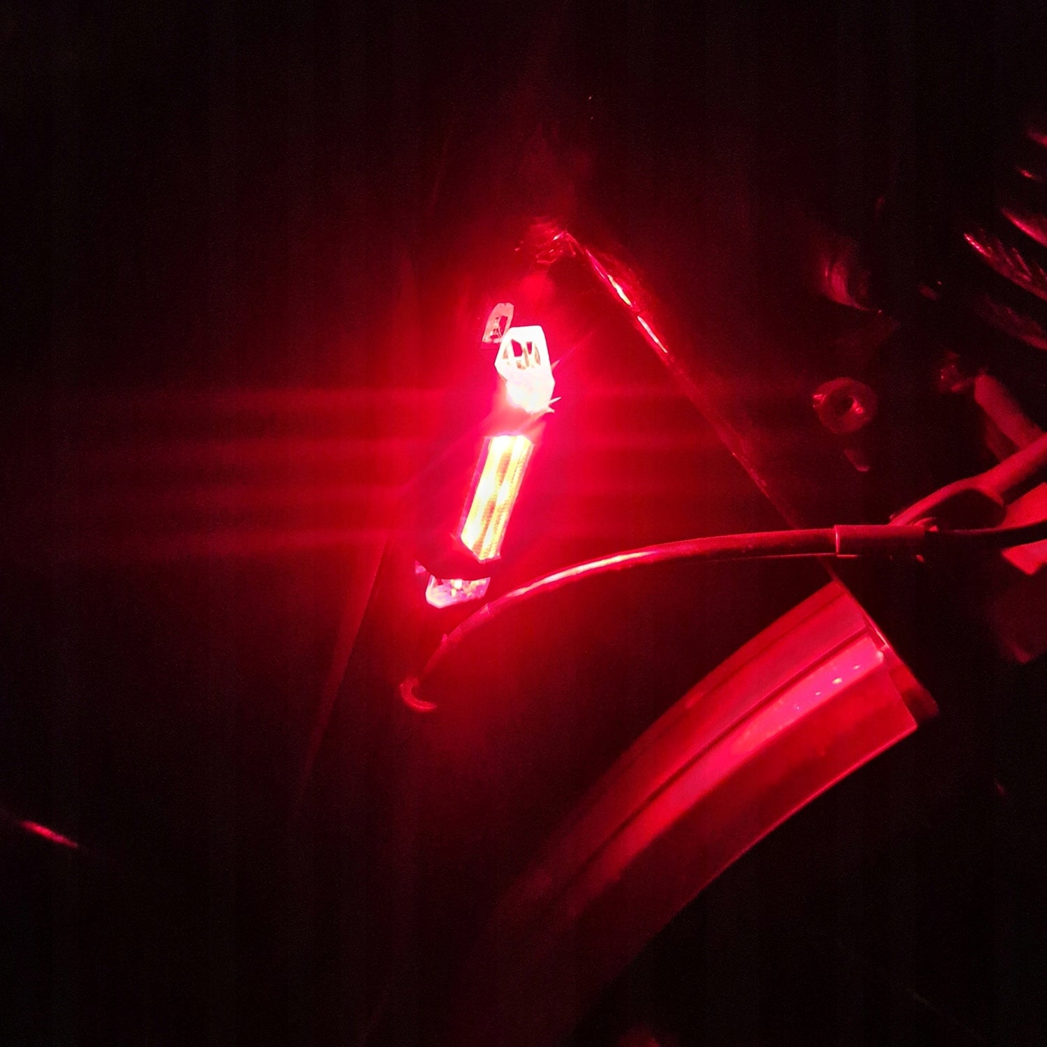 BICYCLE LIGHT SET LED CREE T6 FRONT REAR 3 ZOOM MODES AKU USB Color black