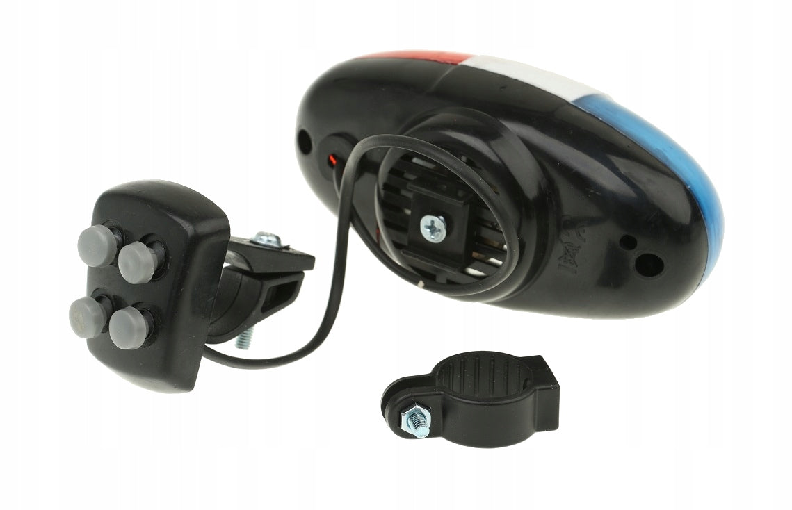 BICYCLE LIGHT SIREN GUARD POLICE SOUND SIGNAL FOR CHILDREN TO BIKE Manufacturer code LRW28