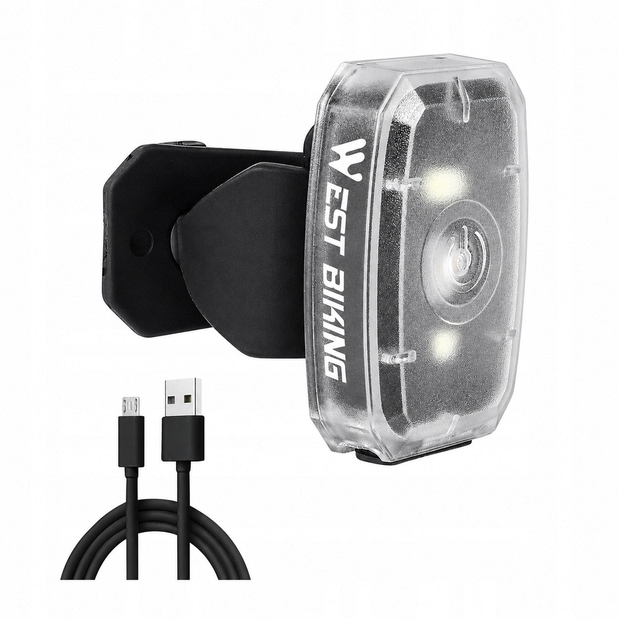 BICYCLE LIGHTING LED Bike Light USB UNIVERSAL WATERPROOF Model OŚWIETLENIE ROWEROWE LED USB WODOODPORNE