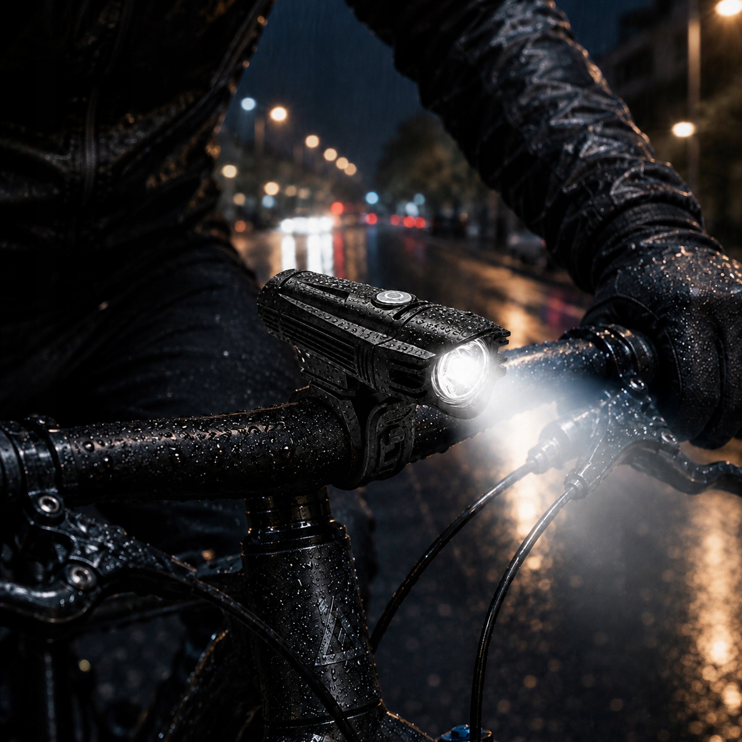 BICYCLE LIGHTS LIGHT FRONT REAR USB WATERPROOF LED EASY USB INSTALLATION Manufacturer code 71-167#