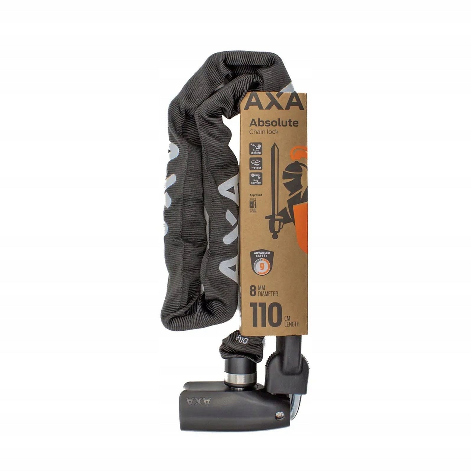 BICYCLE LOCK AXA ABSOLUTE 110cm/8mm Kind chain