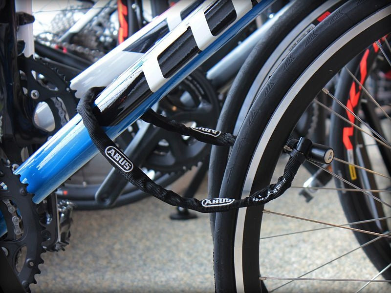 BICYCLE LOCK BLACK CHAIN WITH LOCK 110cm ABUS 1500 WEB WITH KEY Manufacturer code 4003318563461