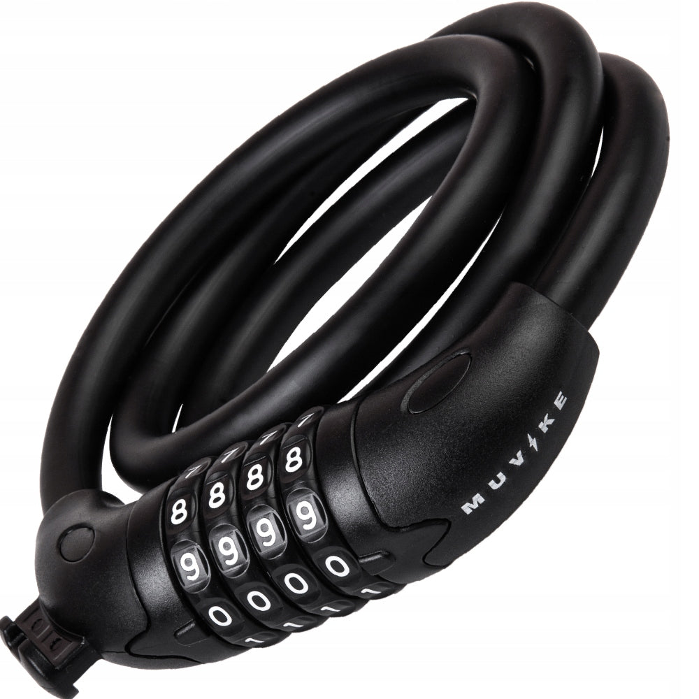 BICYCLE LOCK CABLE 100cm 12mm PER CODE WITH HANDLE MUVIKE FLEX 1000/12C Packaging status original