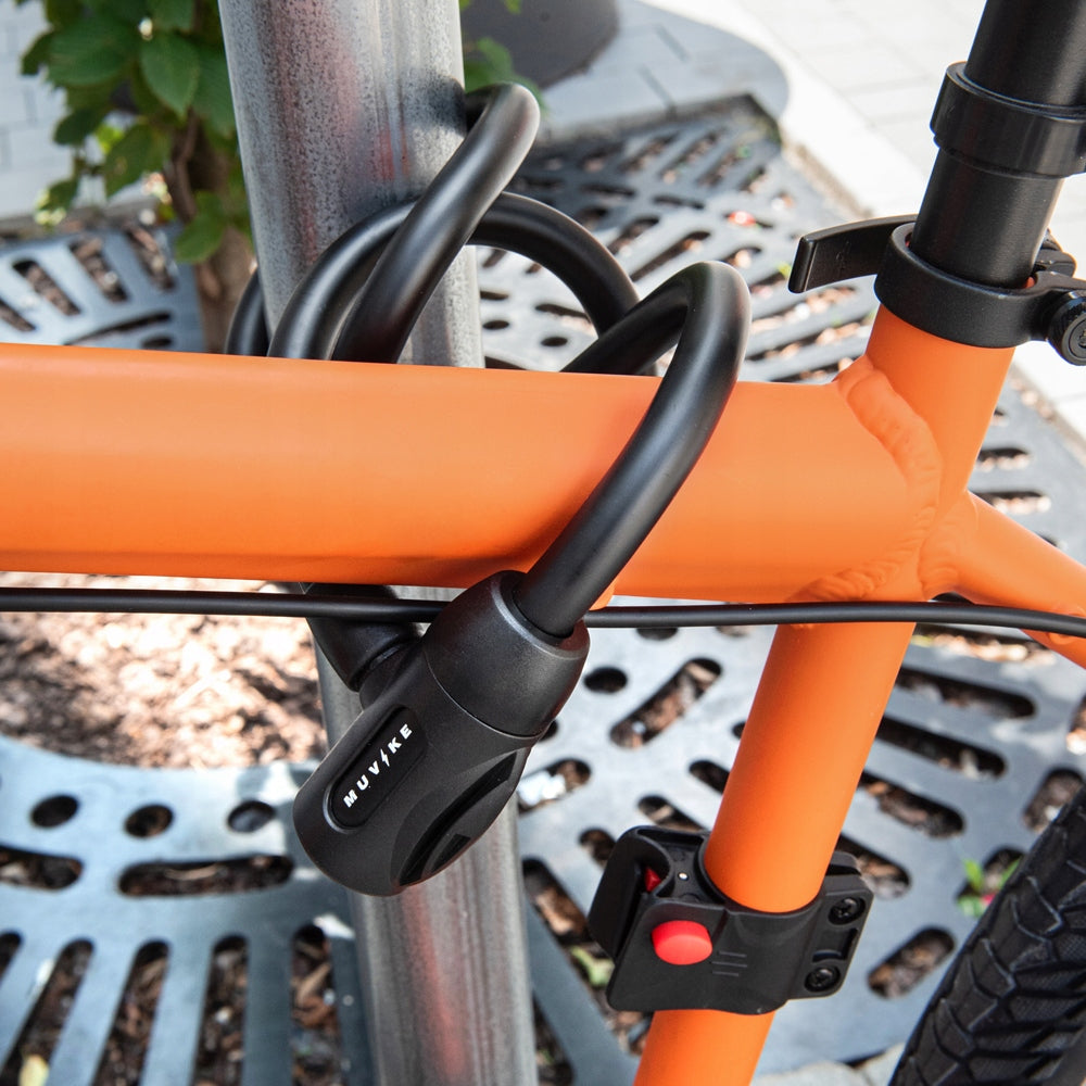 BICYCLE LOCK CABLE 100cm 15mm WITH KEY WITH HANDLE MUVIKE FLEX 1000/15K Brand Muvike