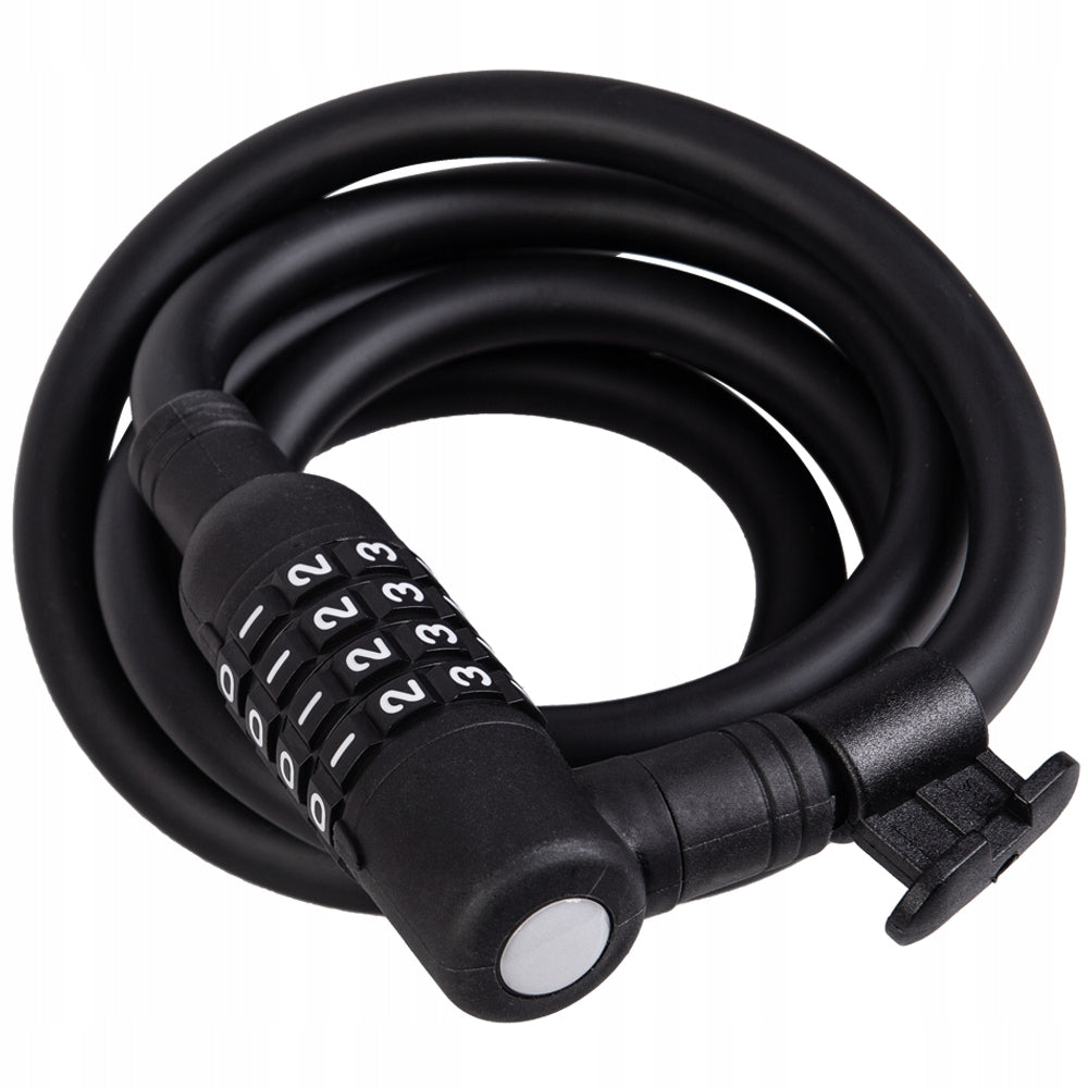 BICYCLE LOCK CABLE 150cm 12mm PER CODE WITH HANDLE MUVIKE FLEX 1500/12C Weight 400 g