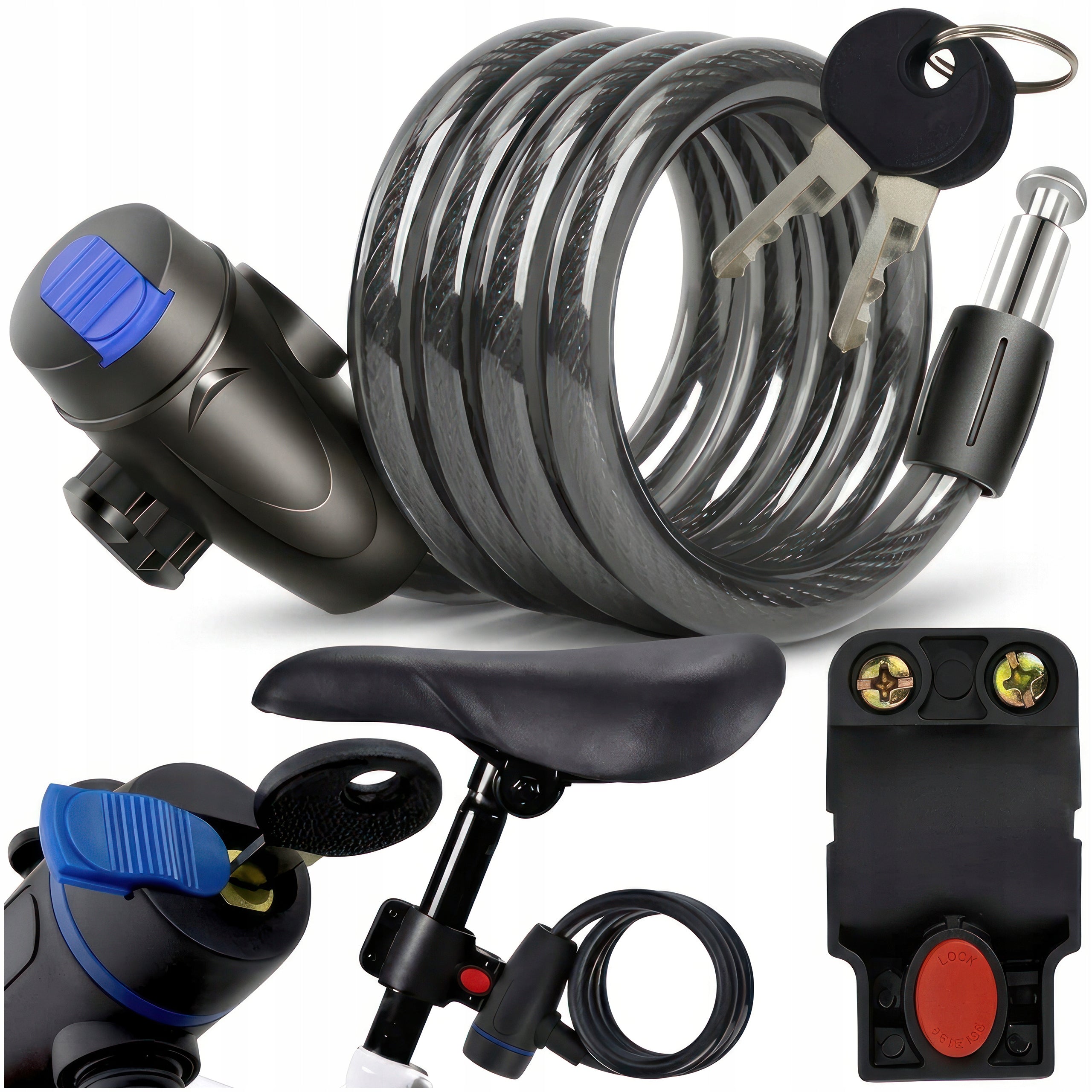 BICYCLE LOCK CABLE BICYCLE SECURITY KEY
