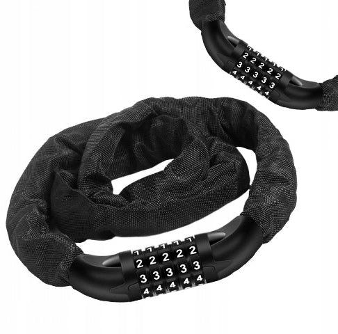 BICYCLE LOCK FOR BICYCLE CIPHER CLASP CODE CHAIN 100 cm! Brand no brand