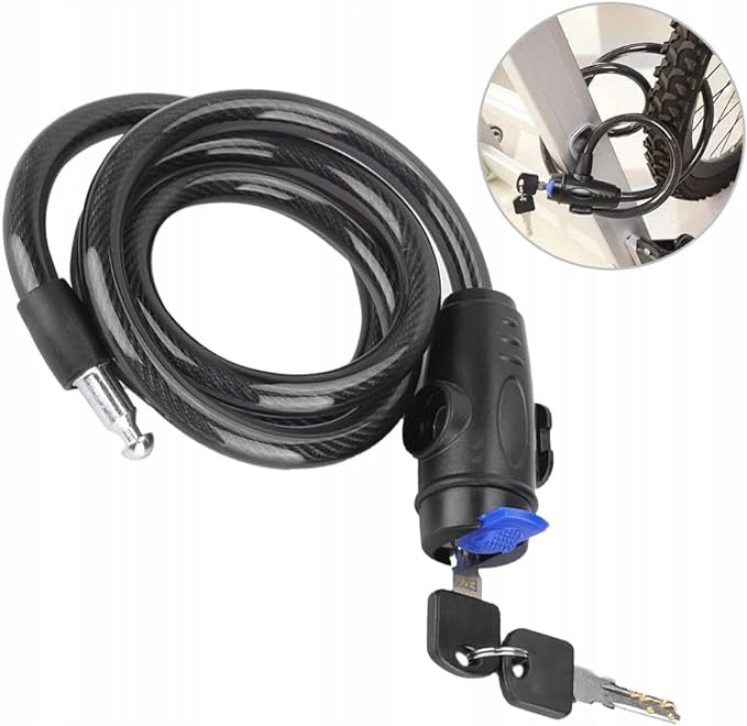 BICYCLE LOCK FOR BICYCLE KEY LOCK STRONG CORD Model EB848
