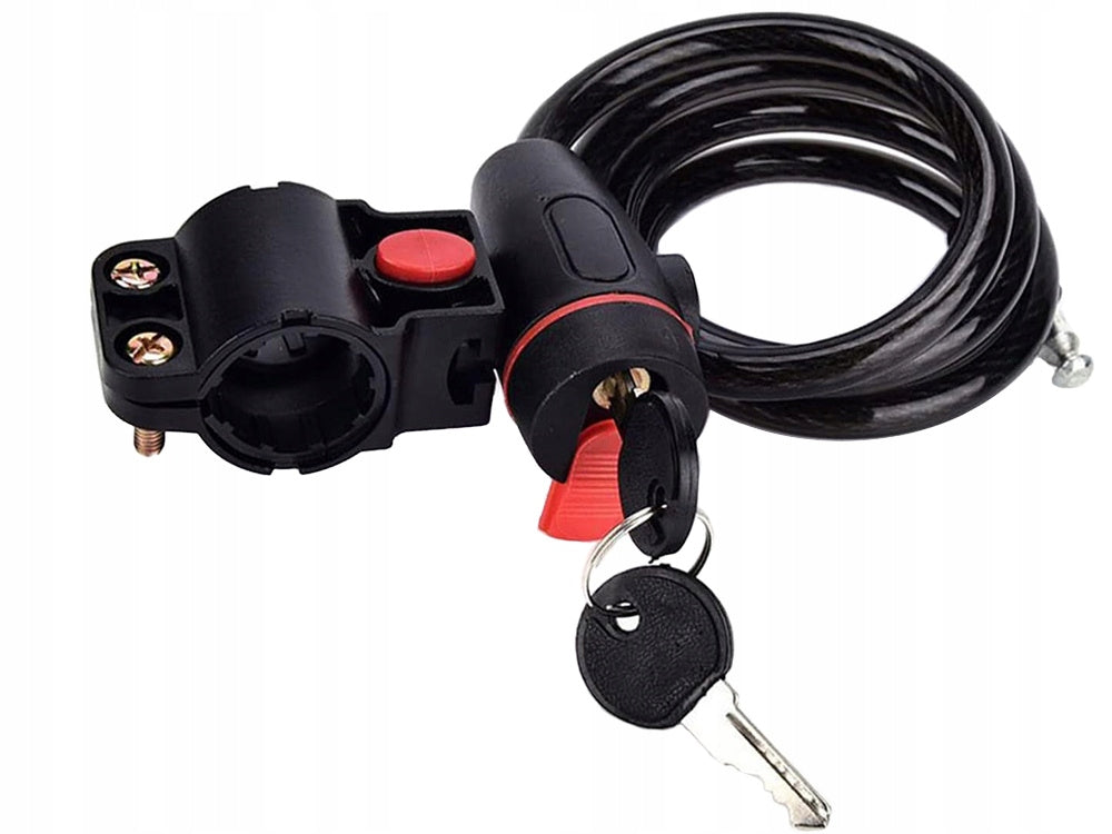 BICYCLE LOCK FOR BIKE MOTOR KEY THICK 120CM Brand Bottari