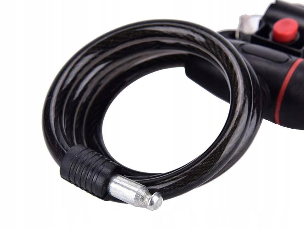 BICYCLE LOCK FOR BIKE MOTOR KEY THICK 120CM Kind cord