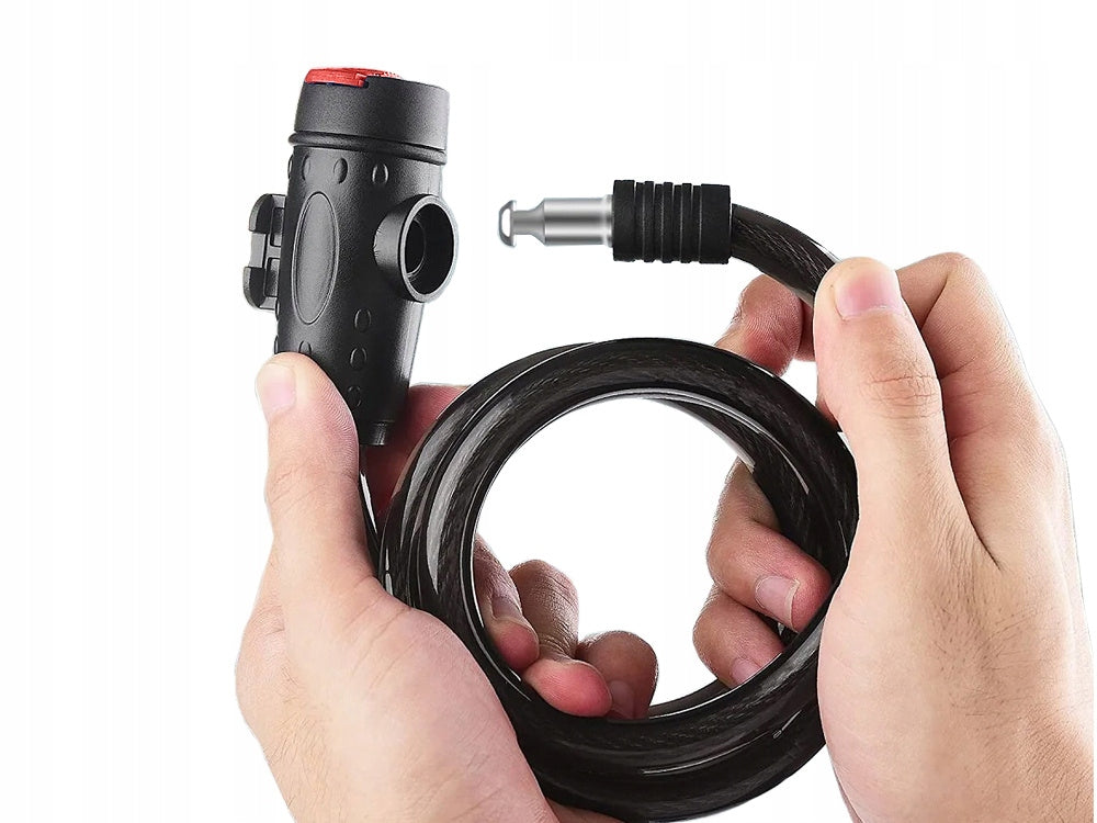 BICYCLE LOCK FOR BIKE MOTOR KEY THICK 120CM Thickness 8 mm