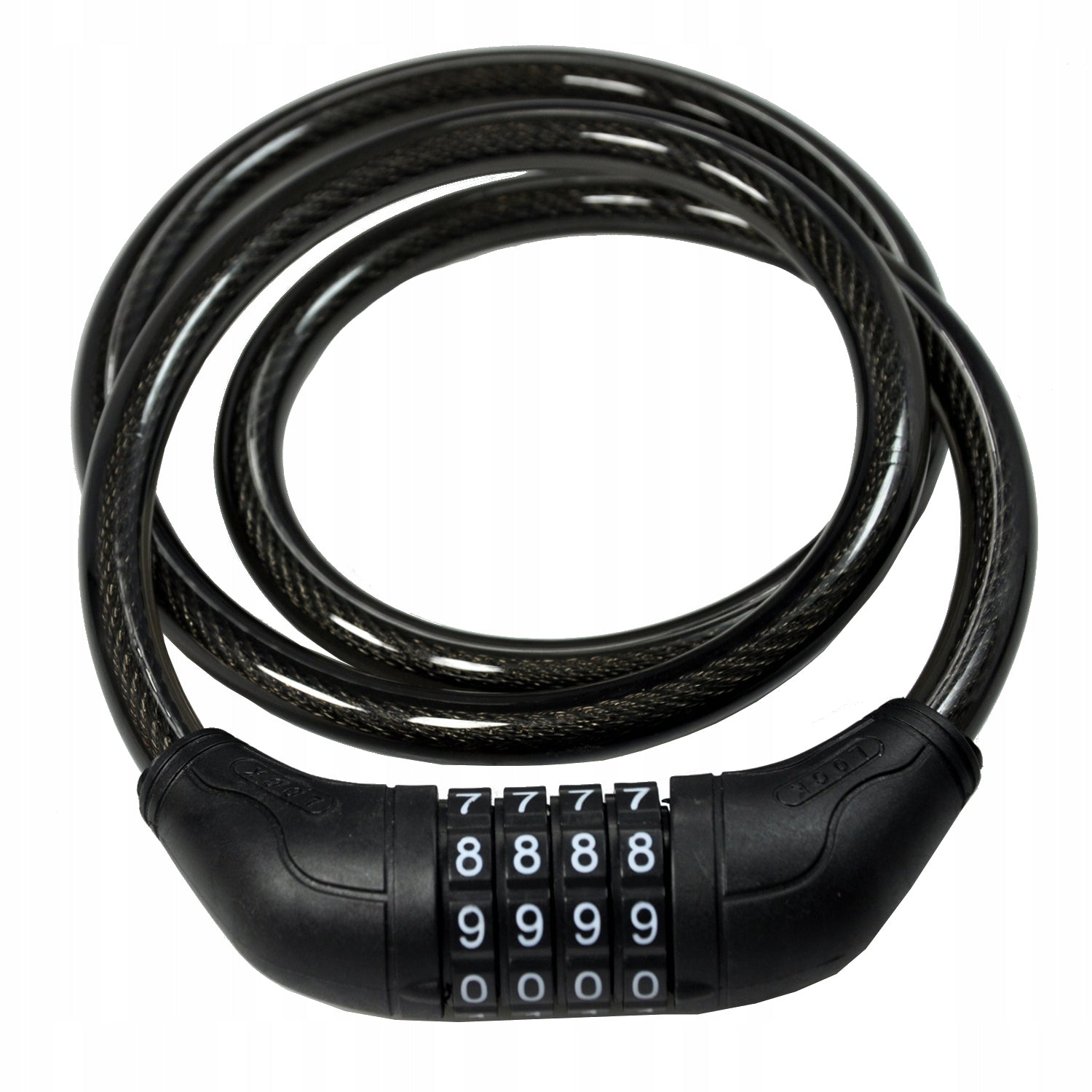 BICYCLE LOCK FOR CODE CIPHER SOLID BICYCLE CLASP CORD Manufacturer code Blokada do roweru LINKA mod. 831