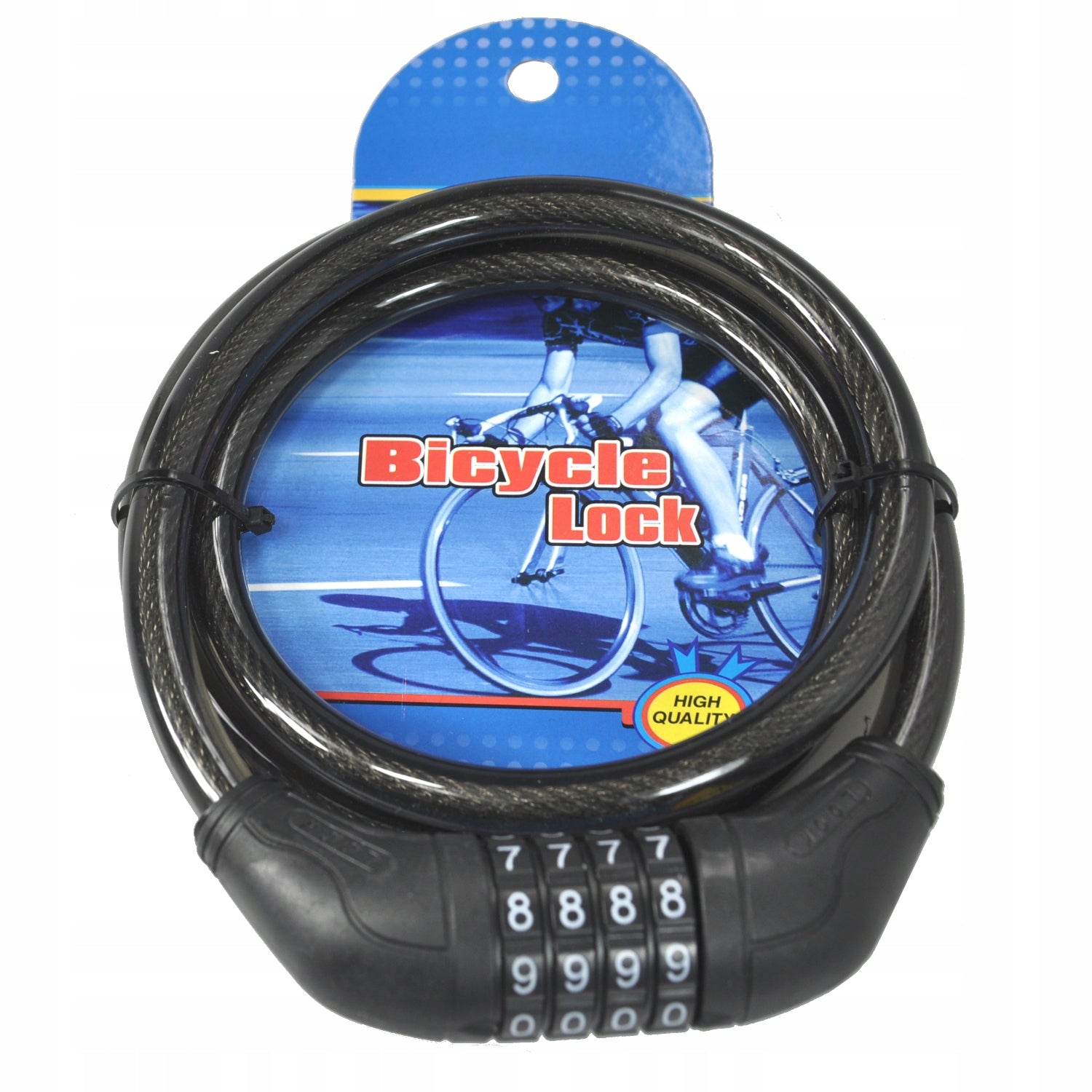 BICYCLE LOCK FOR CODE CIPHER SOLID BICYCLE CLASP CORD
