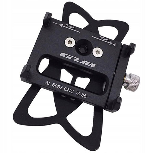 BICYCLE PHONE HOLDER FOR BICYCLE HANDLEBARS GUB 85 G-85 + RUBBER Manufacturer code Uchwyt rowerowy na telefon GUB G-85 + Guma