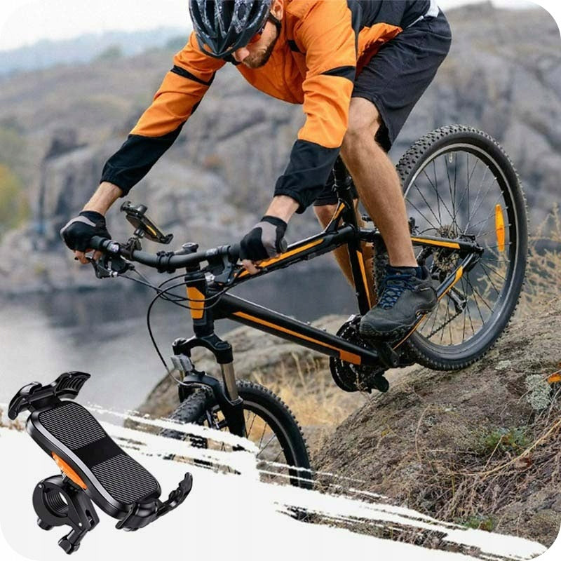 BICYCLE PHONE HOLDER FOR BIKE FOR MOTORCYCLE TWISTED HANDLEBARS Packaging status original