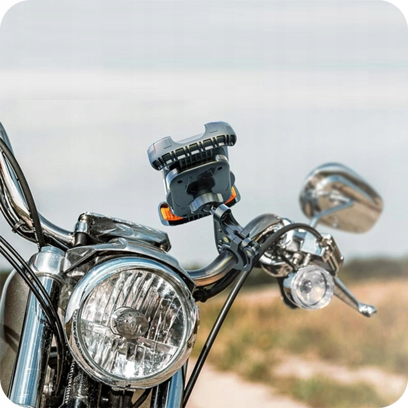 BICYCLE PHONE HOLDER FOR BIKE FOR MOTORCYCLE TWISTED HANDLEBARS Product weight with unit packaging 0.1 kg