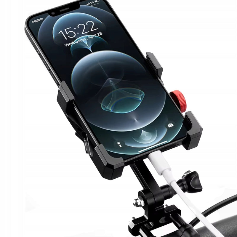 BICYCLE PHONE HOLDER FOR BRIDGE ALUMINUM PHONE MOUNT STURDY Brand Rockbros