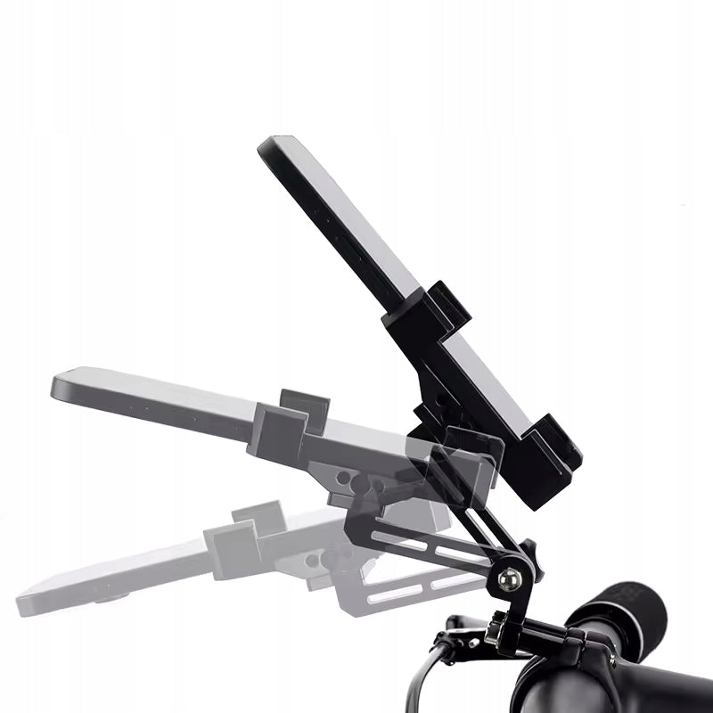 BICYCLE PHONE HOLDER FOR BRIDGE ALUMINUM PHONE MOUNT STURDY Manufacturer code UCHWYT MOCOWANIE TELEFONU DO MOSTKA REGULACJA