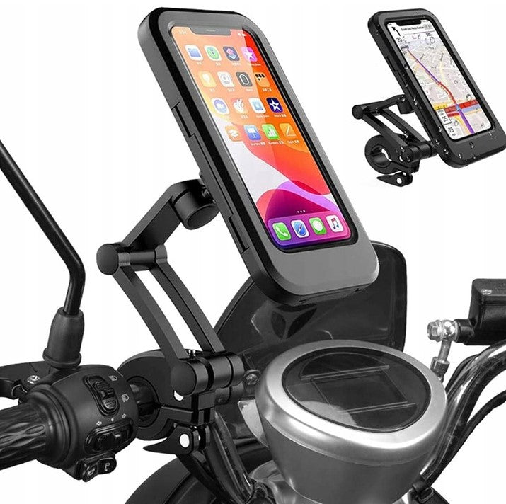 BICYCLE PHONE HOLDER FOR SCOOTER ANTISHOCK WATERPROOF UNIVERSAL Packaging status original