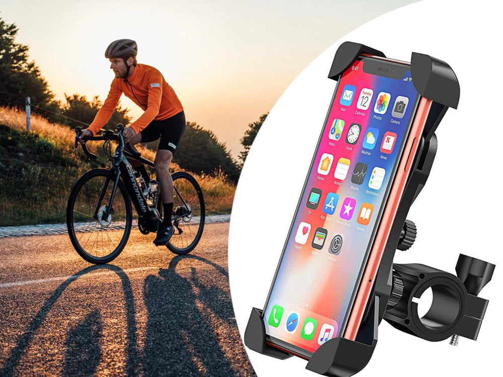 BICYCLE PHONE HOLDER GPS MOTORCYCLE STRONG ROTATING 360 STRONG DURABLE Packaging status original