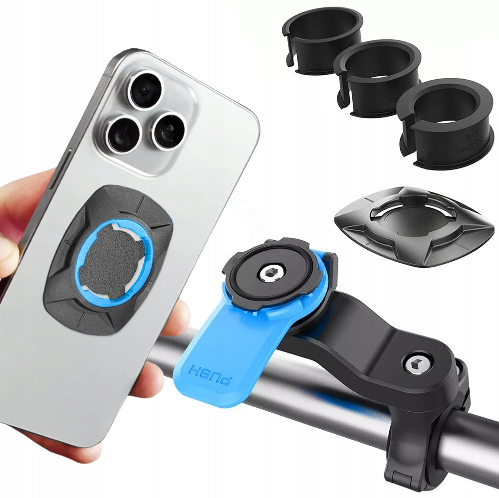 BICYCLE PHONE HOLDER HANDLEBAR MOUNT MOTOR QUAD GEAR LOCK MTB