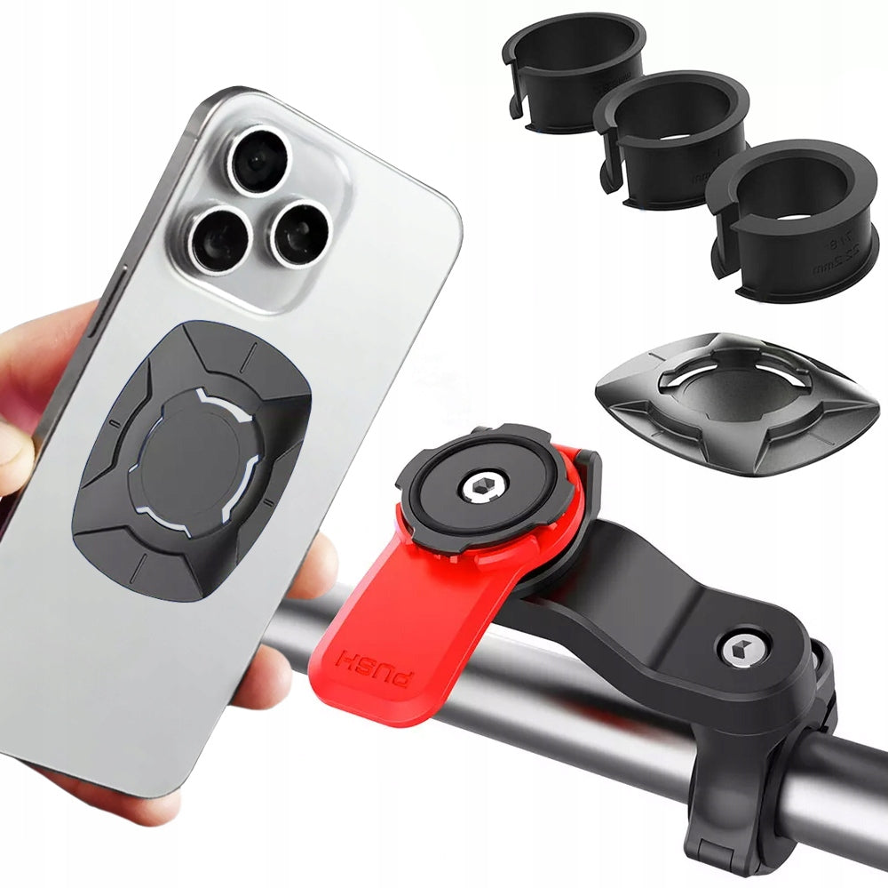BICYCLE PHONE HOLDER HANDLEBAR MOUNT MOTOR QUAD GEAR LOCK MTB