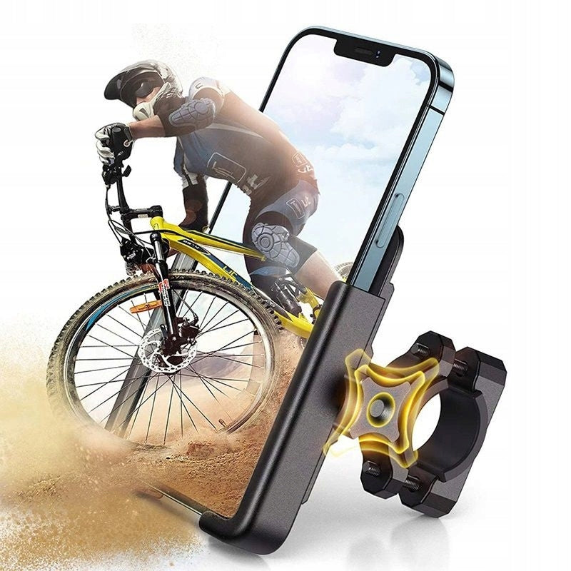 BICYCLE PHONE HOLDER METAL ARMORED HANDLEBAR SCOOTER Brand Wozinsky
