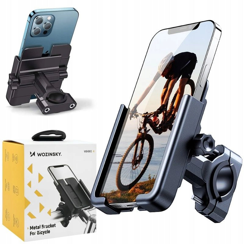 BICYCLE PHONE HOLDER METAL ARMORED HANDLEBAR SCOOTER
