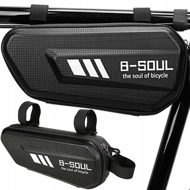 BICYCLE POUCH BAG FOR PHONE HOLDER WATERPROOF ROOMY STIFFENED XXL Color black