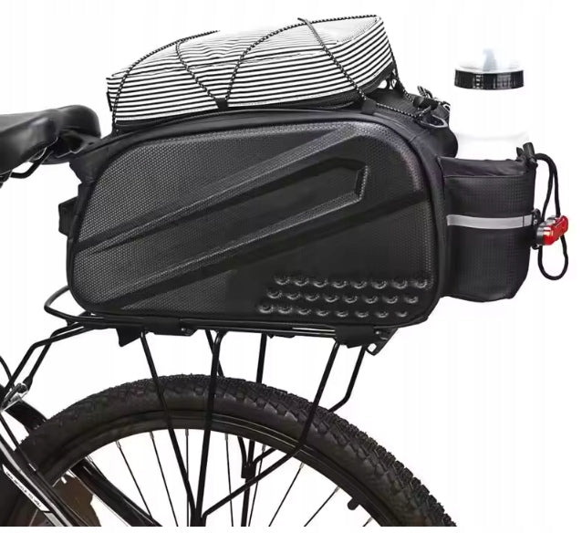BICYCLE POUCH BAG FOR RACK BIKE TRUNK STIFFENED LARGE REAR Brand no brand