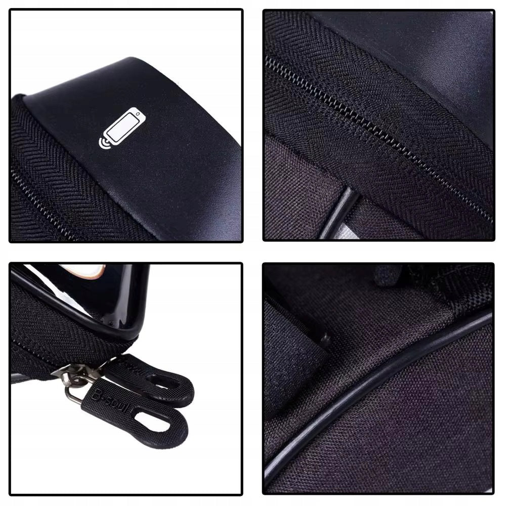 BICYCLE POUCH BAG for handlebar frame PHONE HOLDER WATERPROOF Brand SATIS