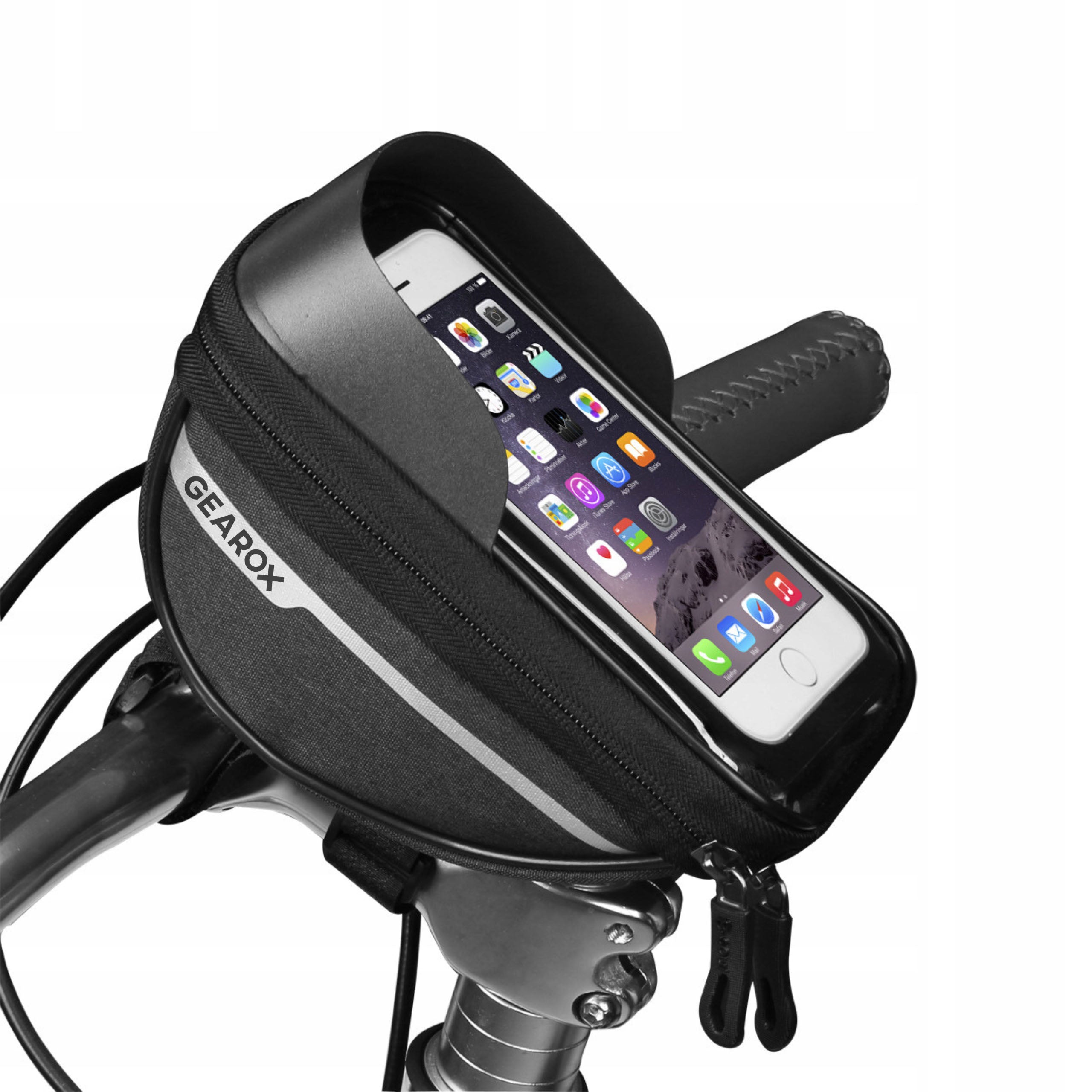 BICYCLE POUCH FOR BICYCLE FRAME PHONE HOLDER WATERPROOF BAG GEAROX Packaging status original