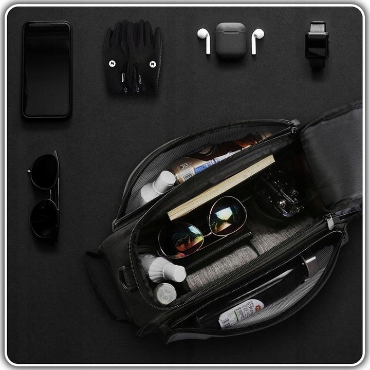 BICYCLE POUCH FOR BICYCLE RACK CAPACIOUS BICYCLE BAG Model SAKWA ROWEROWA NA BAGAŻNIK
