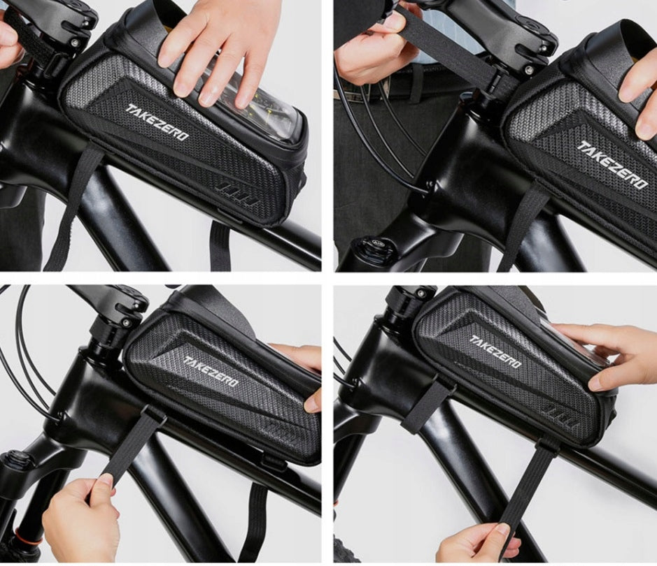 BICYCLE POUCH FOR FRAME PHONE WATERPROOF 1,5L HOLDER CASE POUCH BAG Brand no brand