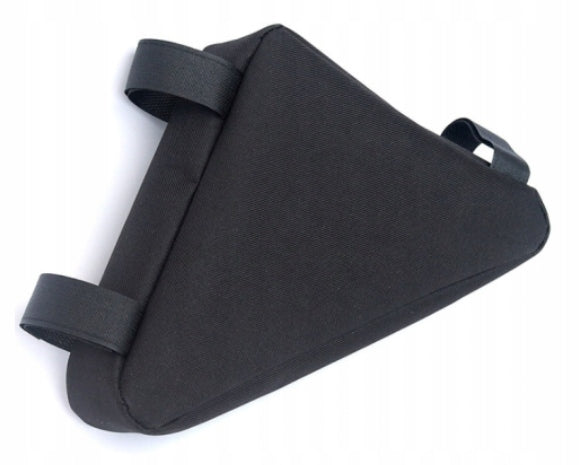 BICYCLE POUCH FOR FRAME TRAVEL BIKE BAG POUCH ROOMY BLACK Capacity 2 l