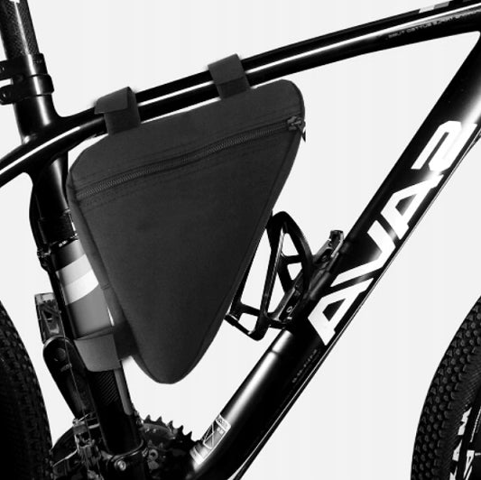 BICYCLE POUCH FOR FRAME TRAVEL BIKE BAG POUCH ROOMY BLACK