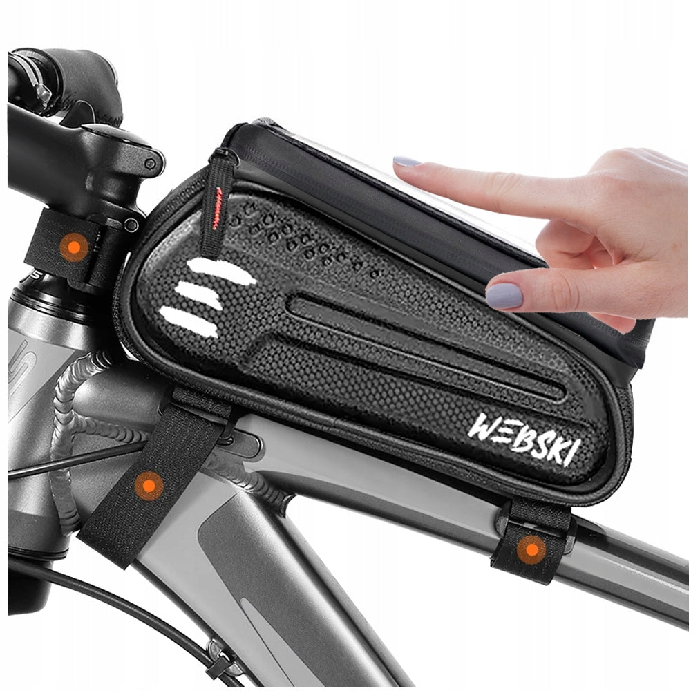 BICYCLE POUCH FOR HANDLEBARS WATERPROOF BAG FOR HANDLEBAR BIKE