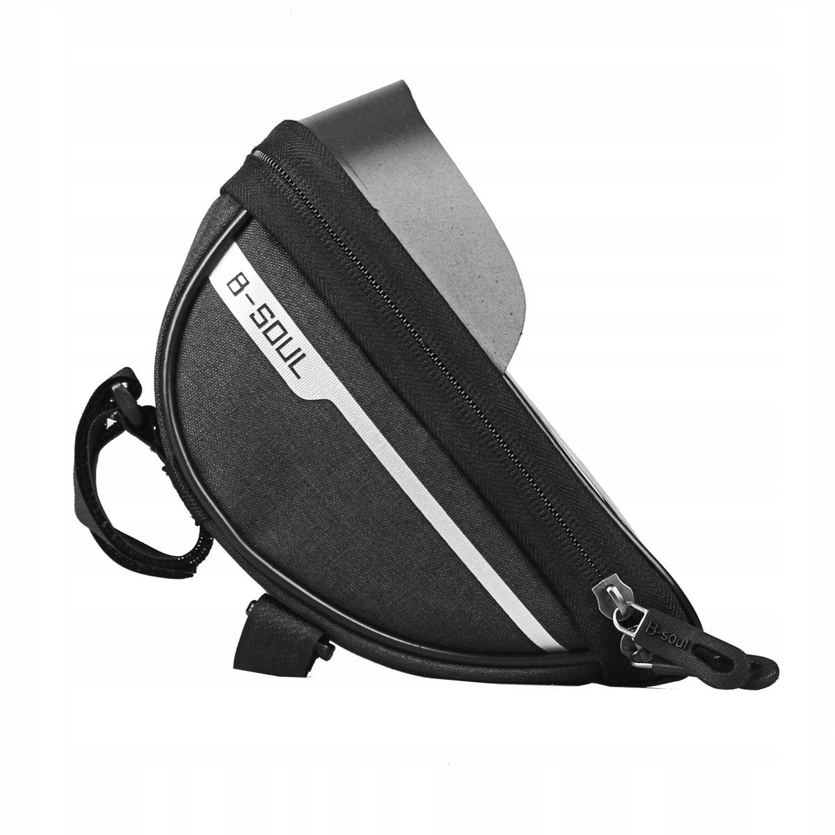BICYCLE POUCH FOR HANDLEBARS WATERPROOF BAG FOR PHONE BLACK MONTESSA Model Etui na telefon