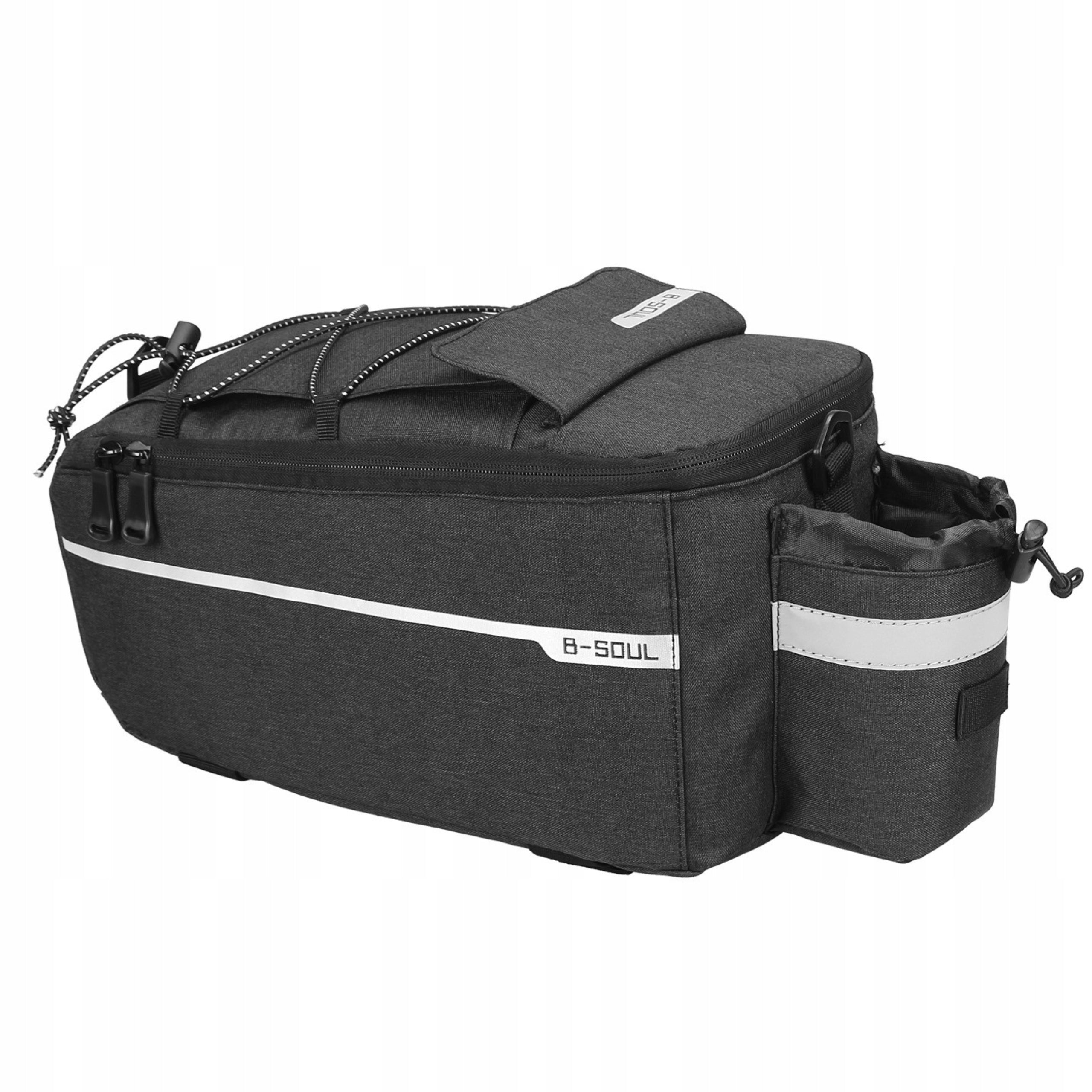 BICYCLE POUCH FOR LUGGAGE COMPARTMENT WATERPROOF THERMAL BAG ROOMY 9L B-SOUL 10 Color black