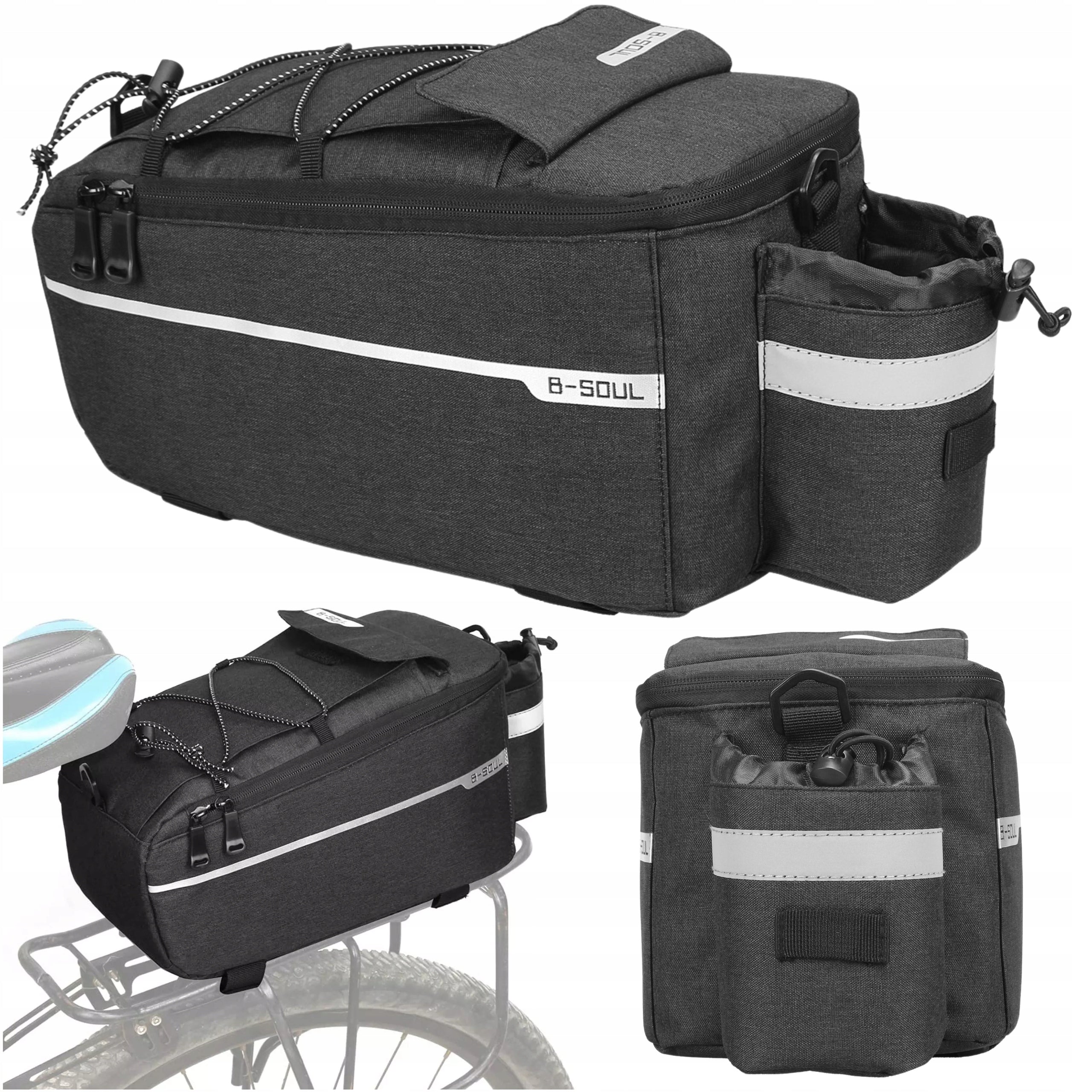 BICYCLE POUCH FOR LUGGAGE COMPARTMENT WATERPROOF THERMAL BAG ROOMY 9L B-SOUL 10