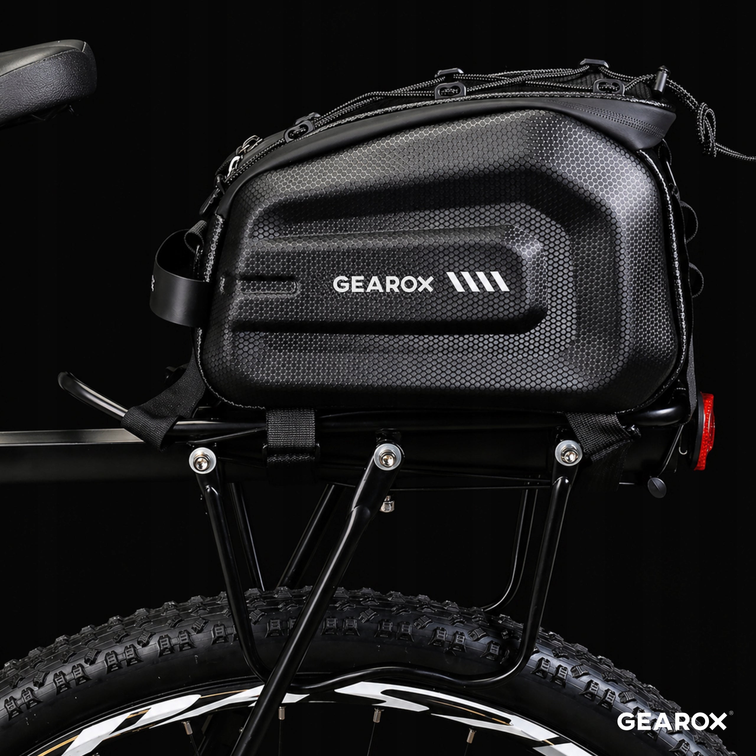 BICYCLE POUCH FOR RACK BIKE MOTOR BAG WATERPROOF CASE GEAROX 4L Capacity 4 l