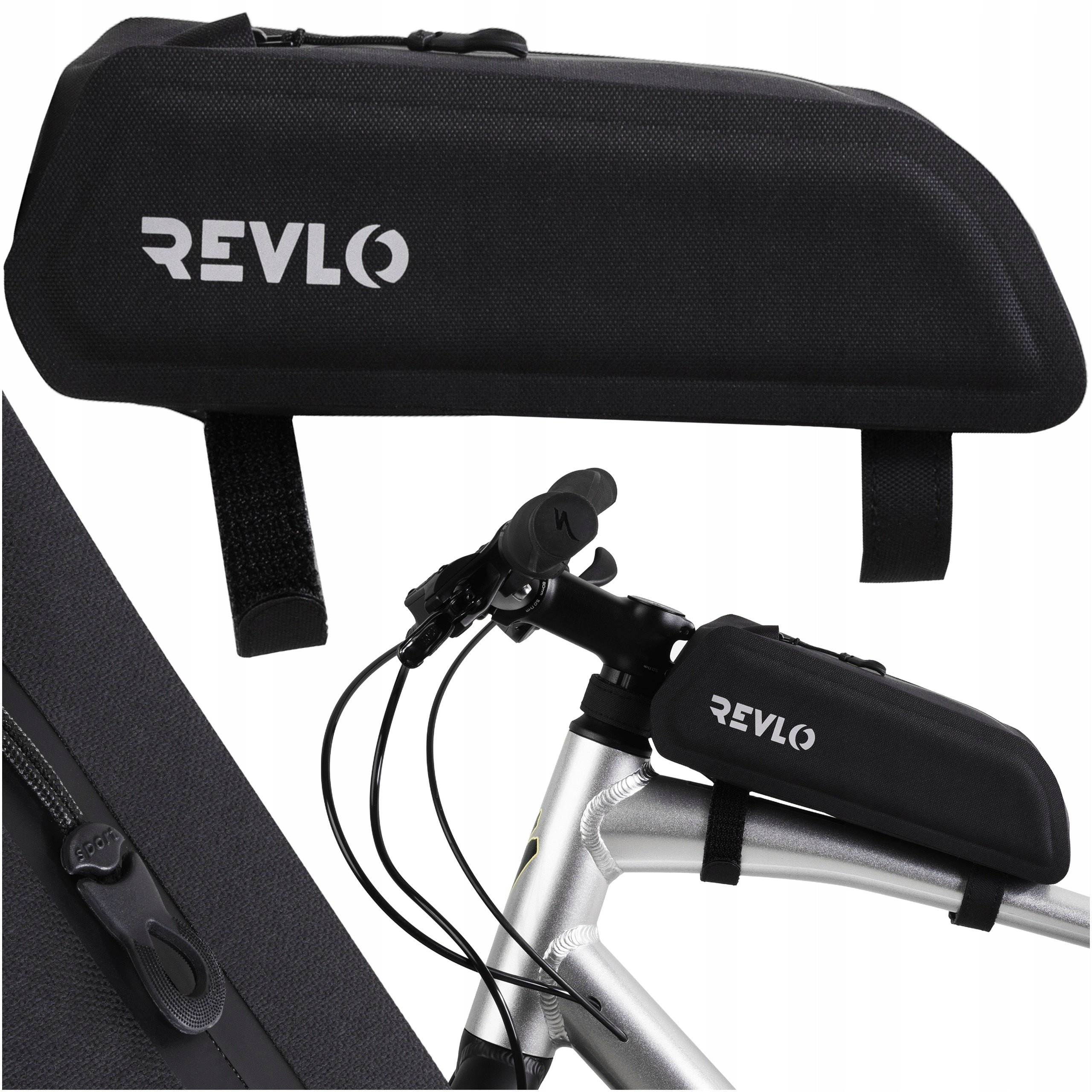 BICYCLE POUCH FRAME BAG BICYCLE WITH STORAGE WATERPROOF ROOMY 1,5L