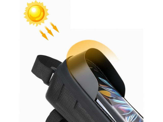 BICYCLE POUCH FRAME BAG WITH STORAGE FOR PHONE WATERPRONE 19x9,5x11cm Brand B-Soul