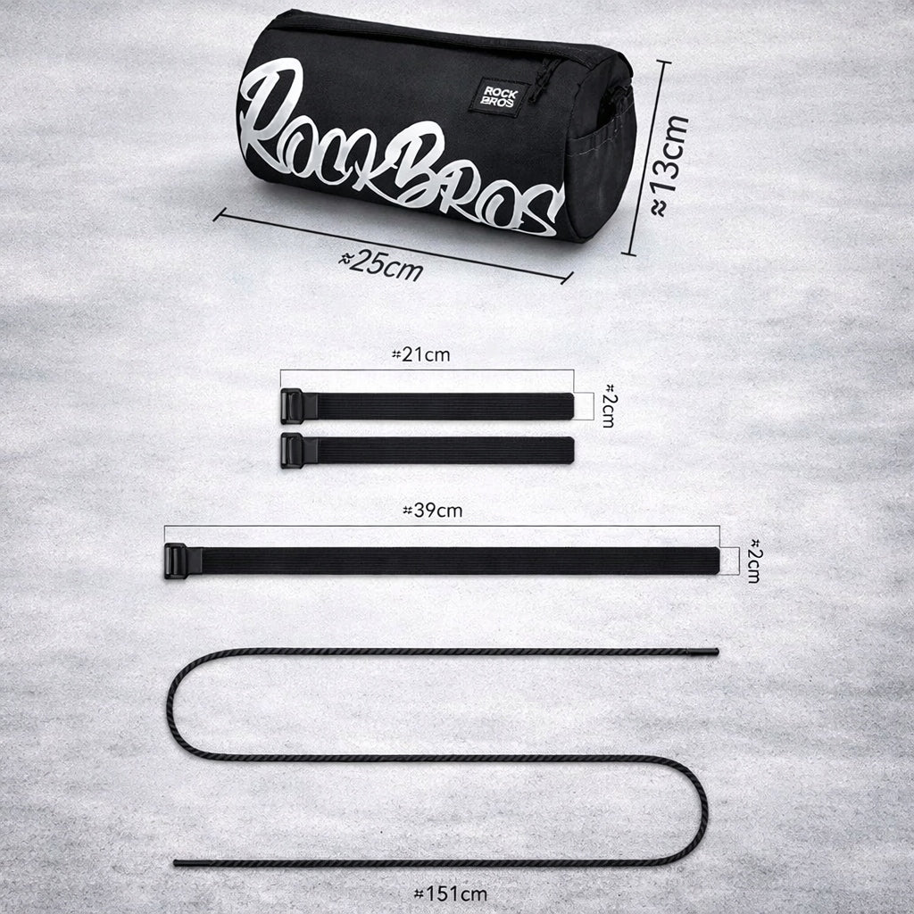 BICYCLE POUCH FRONT HANDLEBAR BIKE 3,6L WATERPROOF BLACK Brand Rockbros